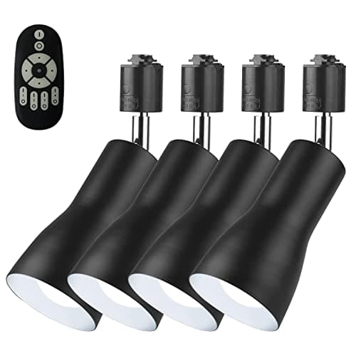 ダクトレール用 スポットライト E26 LED電球60W形付き 調光調色 ブラック SETGDE26B-A-9WCT-4B-Y リモコン付き
