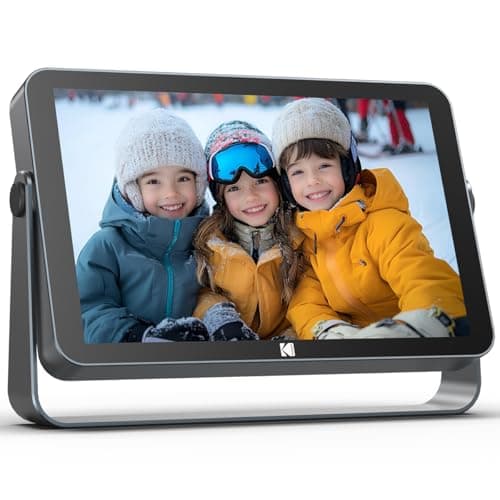 10.1インチ WiFi デジタルフォトフレーム 64GBストレージ付き 電子スマートデジタルフォトフレーム 1920x1200 IPS タッチスクリーン 自動回転 109v