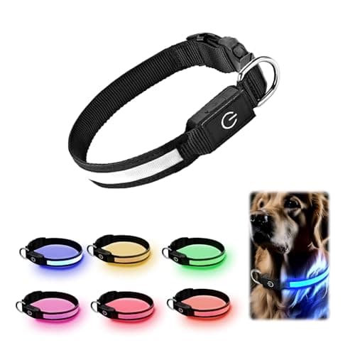光る首輪 犬用 LED犬光る首輪