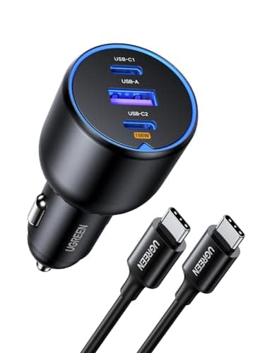 UGREEN 130W シガーソケット usb-c カーチャージャー CD293