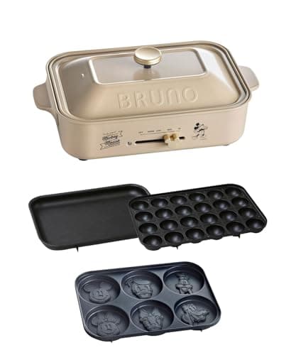 BRUNO Disney コンパクトホットプレート BOE134-BE