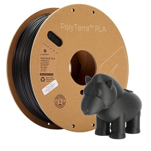PolyTerra PLA 1.75mm径 1000g Charcoal Black