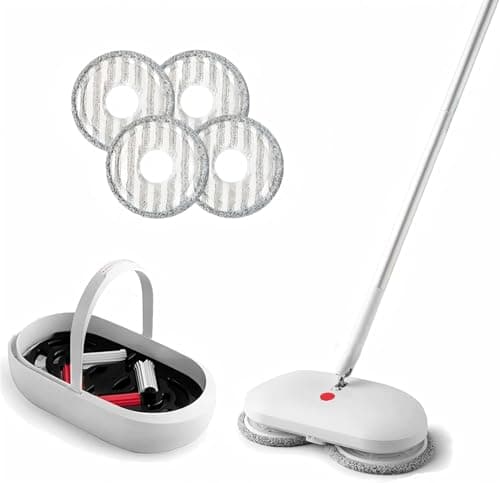 コードレス回転モップクリーナー 自動洗浄機能 電動モップ