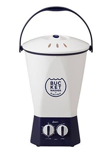 洗濯機 バケツウォッシャー comtool ホワイト×ブルー