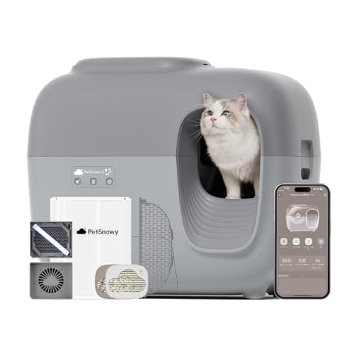 PetSnowy×JSFコラボレーション「臭いを徹底分解」猫 トイレ 自動