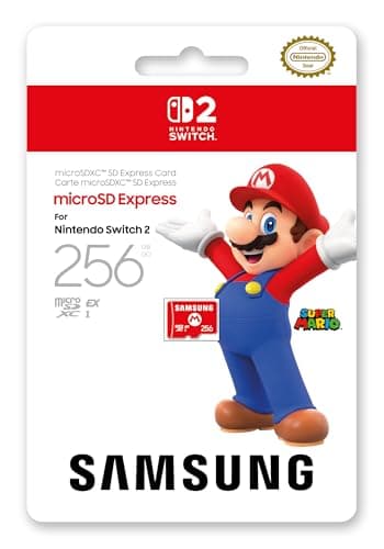 【任天堂ライセンス商品】Samsung microSD Express Card 256GB for Nintendo Switch 2(サムスン マイクロSDエクスプレスカード 256GB)