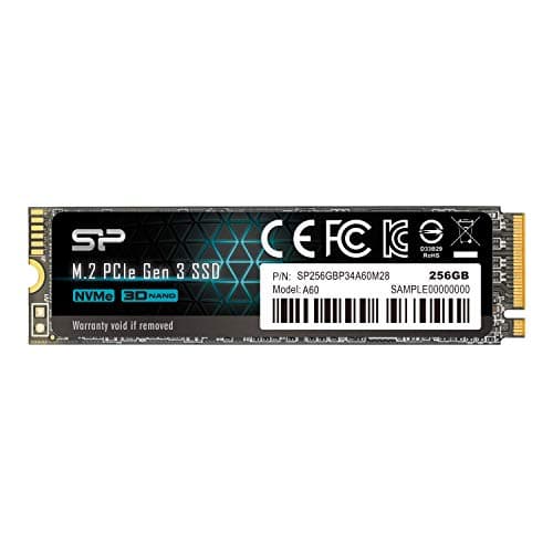 SSD 256GB 3D NAND M.2 2280 PCIe3.0×4 NVMe1.3 P34A60