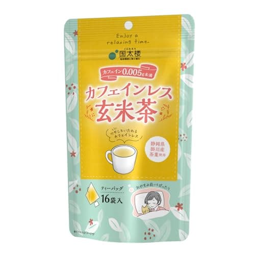カフェインレス玄米茶 三角ティーバッグ 16P
