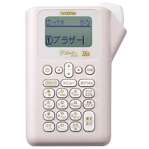 PT-J100P ピータッチ ラベルライター ガーリータイプ
