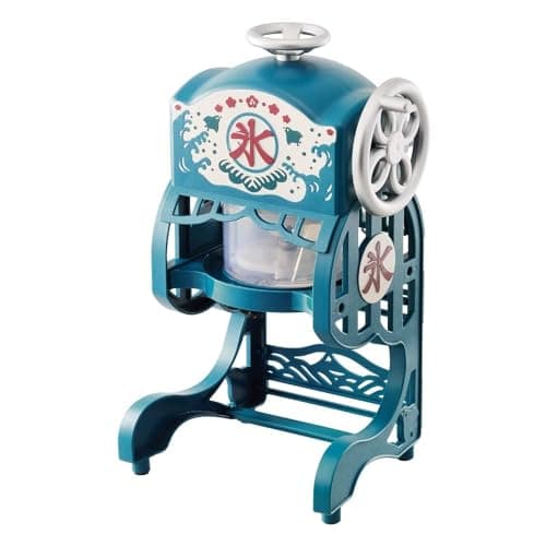 ドウシシャ 電動本格かき氷器 ふわふわ 製氷カップ2個付き ブルー DCSP-20