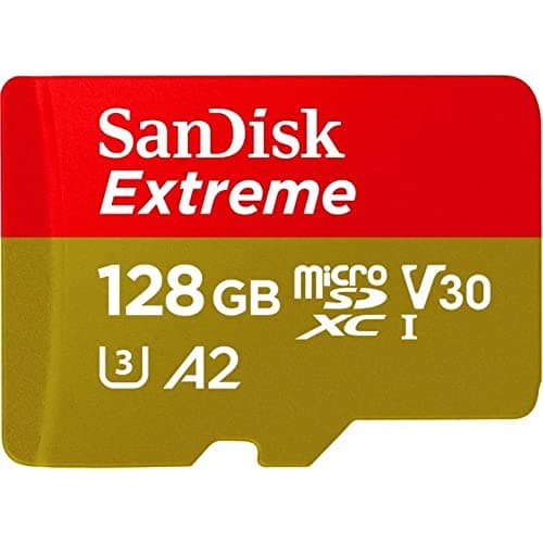 MicroSD 128GB UHS-I U3 V30 SanDisk Extreme SDSQXAA-128G-GN6MN