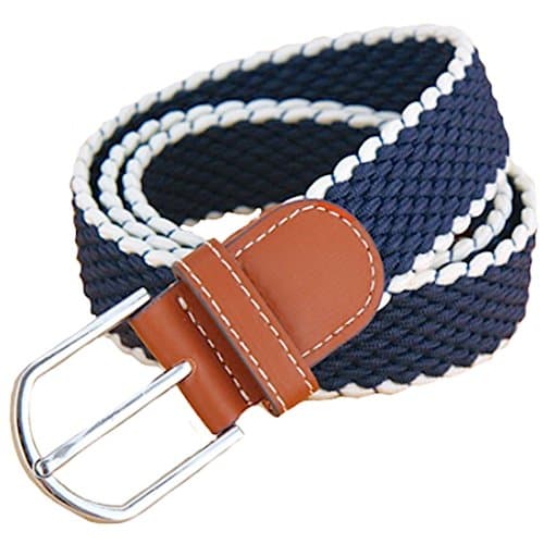 ベルト メンズ 編み込み メッシュ ビジネス&カジュアル 紳士 伸縮 サイズ調整フリー