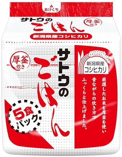 サトウのごはん 新潟県産コシヒカリ 5食パック
