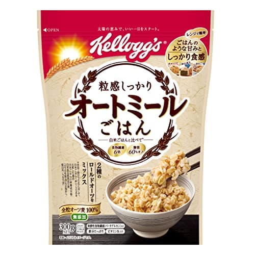 ケロッグ 粒感しっかりオートミールごはん 300g