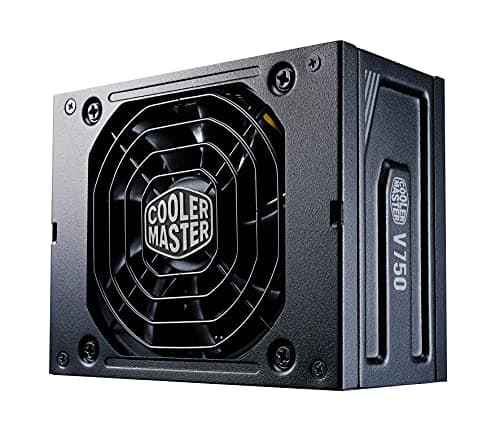 V750 SFX ゴールド - 750W 80プラス ゴールド フルモジュラー電源ユニット SFF/Mini-ITX PSU 静音 92mm FDBファン セミファンレスモード SFX-to-ATXブラケット MPY-7501-SFHAGV-EU