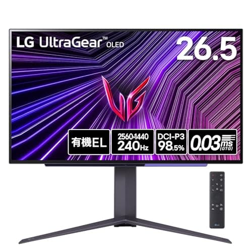 LG ゲーミング モニター UltraGear OLED 27GS95QE-B