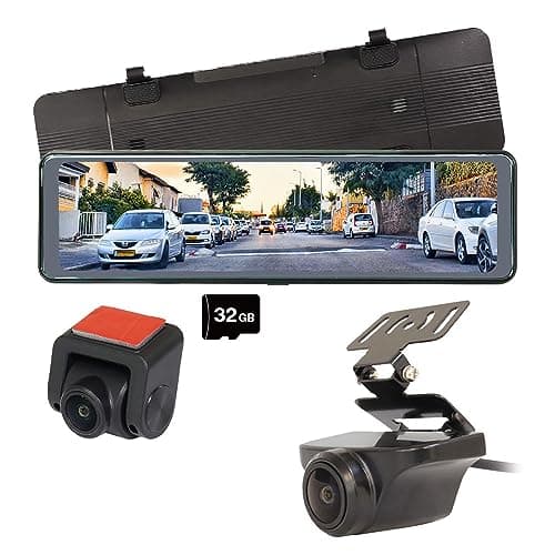 ドライブレコーダー ミラー型 10.88インチ デジタル ミラー Full HD インナーミラー HDR ワイド LED信号機 フロントカメラあり 車外リアカメラ MDR-G012A