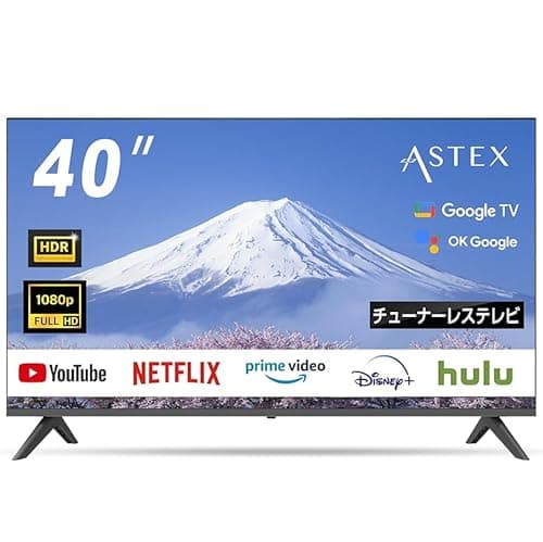チューナーレスTV Google TV 40V型