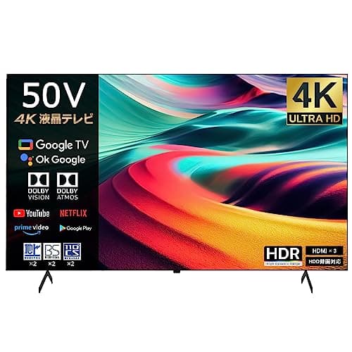 50インチ 4K対応 液晶テレビ SmartTV(Android TV) d021