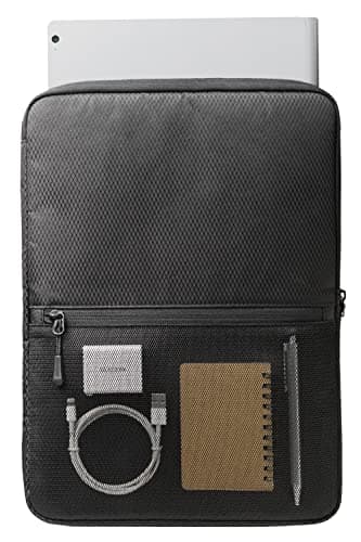 エレコム(ELECOM) パソコンケース 14インチ ノートパソコン 小物収納 MacBook Air M2/M1 MacBook Pro M2/M1 ~14インチ その他各種対応 撥水加工 裏起毛素材 360度耐衝撃 ブラック BM-IBMP14BK