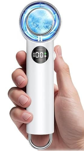 ハンディファン 冷却プレート 【2025強化版モデル・瞬間冷却-19℃・超大風量】 手持ち扇風機 6800mAh大容量 3in1 静音 1-100無段階風量 Type-C 充電式 LEDディスプレイ 携帯扇風機 強力 ペルチェ 冷やす 手持ち 小型 ハンディ扇風機 ハンディ ファン カラビナ 掛け 暑さ対策 熱中症対策 通勤 通学 アウトドア 屋外 キャンプ