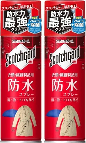 【Amazon.co.jp限定】 3M 防水スプレー 撥水 除菌 衣類 繊維製品用 345ml スコッチガード SG-P345iS 2P