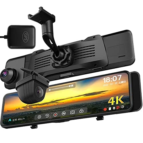 ドライブレコーダー ミラー型 前後カメラ AS-5 Pro