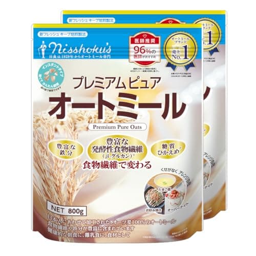プレミアム ピュア オートミール 800g ×2個