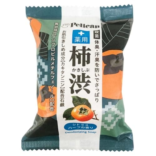 ペリカンファミリー石鹸薬用柿渋 80g