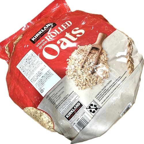 カークランド シグネチャー 全粒オートミール, 4.54kg (10LB), 業務用サイズ