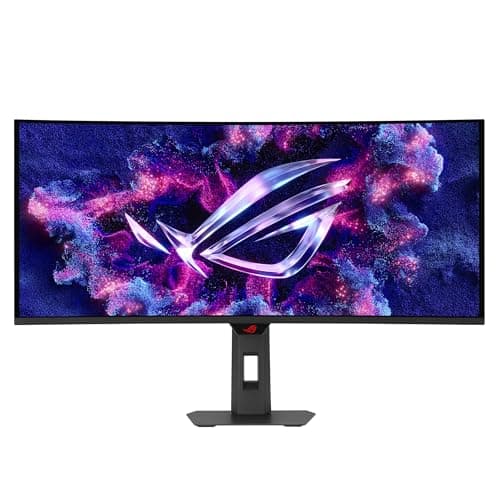 ASUS ROG Strix 34インチ ウルトラワイド QD-OLED HDR ゲーミングモニター (XG34WCDG) - 3440x1440、175Hz、0.03ms OLED Care Pro、True 10ビット、G-SYNC対応、DisplayWidget、極端なローモーションブラー。