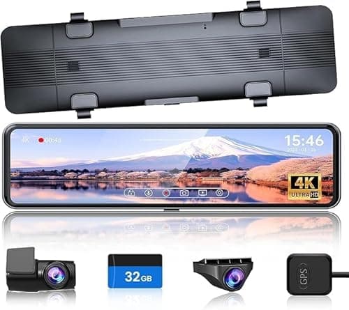 ドライブレコーダー ミラー型 分離 Type-C電源 11インチ T826