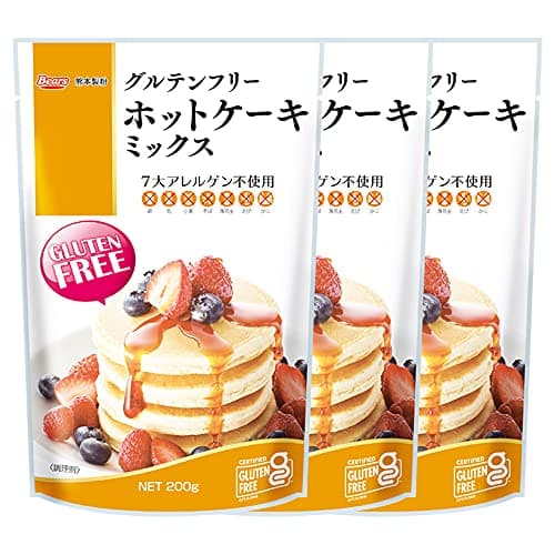 国産 グルテンフリー ホットケーキミックス 九州産 玄米粉(200g×3袋)