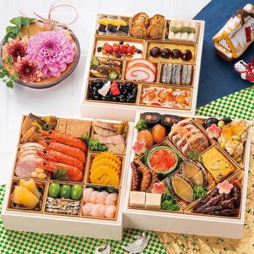 富山 千里山荘 おせち料理 2026 プレミアム三段重