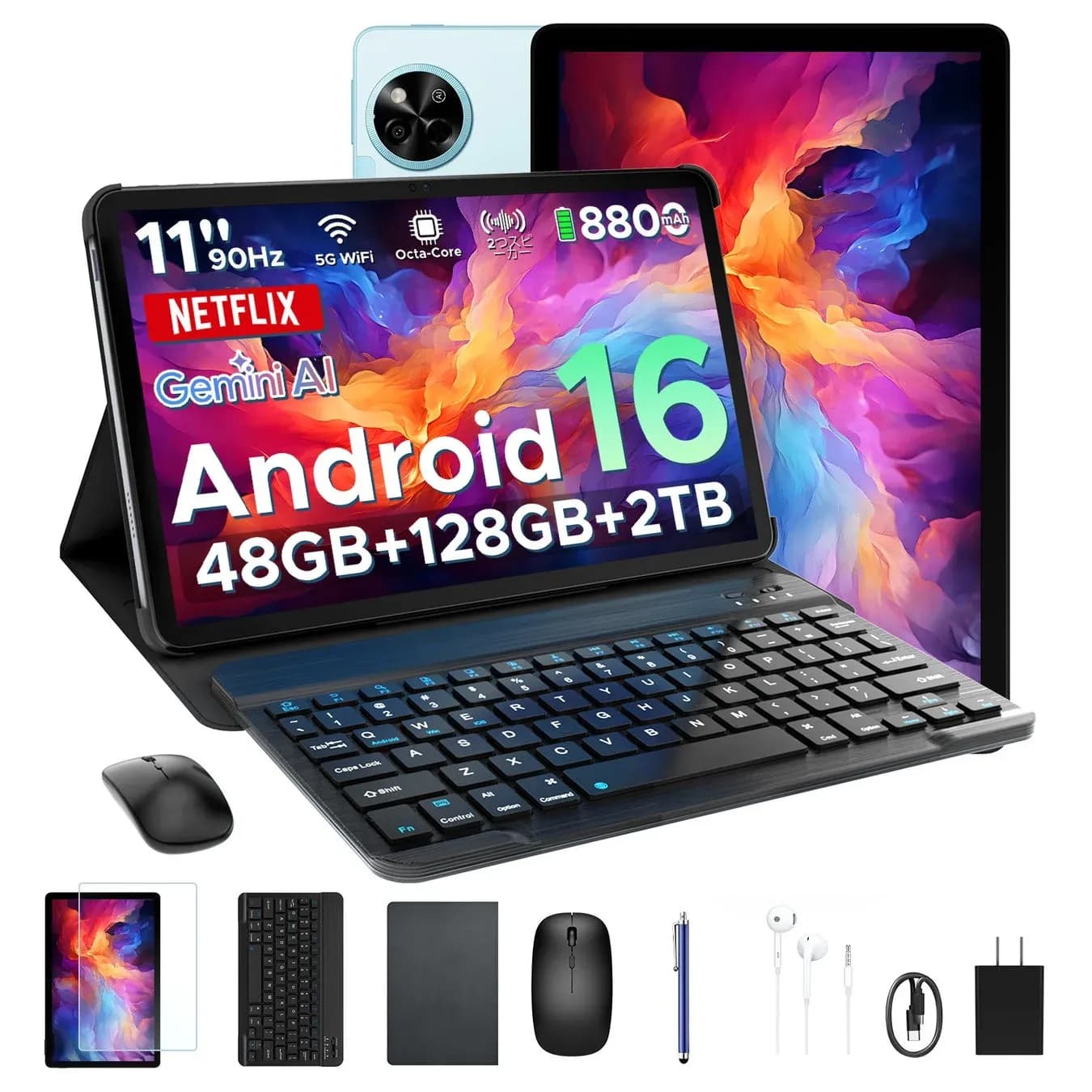 Gemini AI搭載Android16タブレット「AORLYM P11」爆誕!これで生活が変わる6点セットを徹底解剖