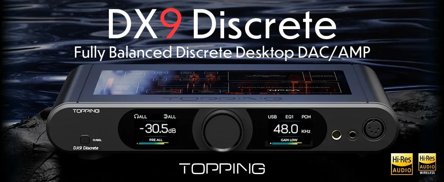 TOPPING『DX9 Discrete』レビュー!新次元のサウンド体験を約束するフルバランスDAC/AMP