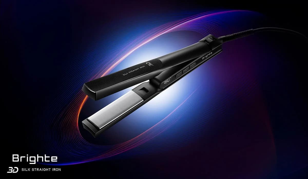 髪に「魅せるニュアンス」を。Brighteから次世代ヘアアイロン「3D SILK STRAIGHT IRON」登場!