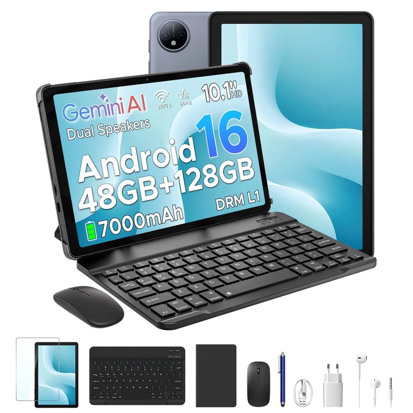 AORLYM P10タブレット:Android16 & Gemini AI搭載、6点フルセットで衝撃価格14,900円!