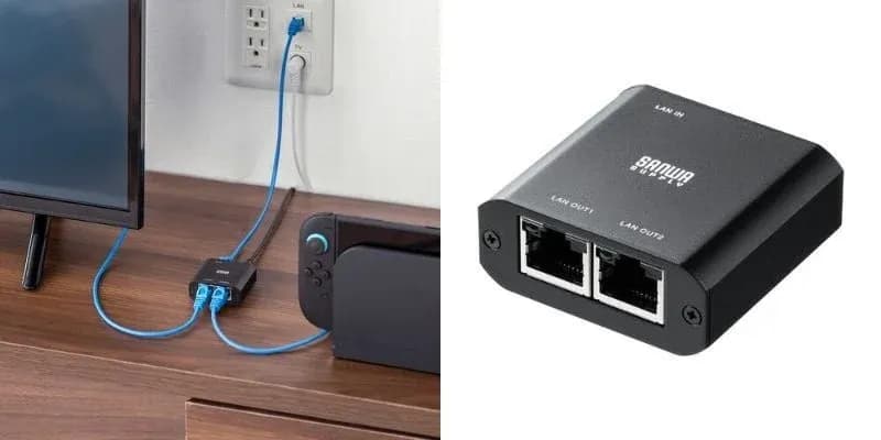 LANポート不足はもう悩まない!サンワダイレクトの超小型ギガビットハブ「500-SWH012」でネット環境が劇的に快適に!
